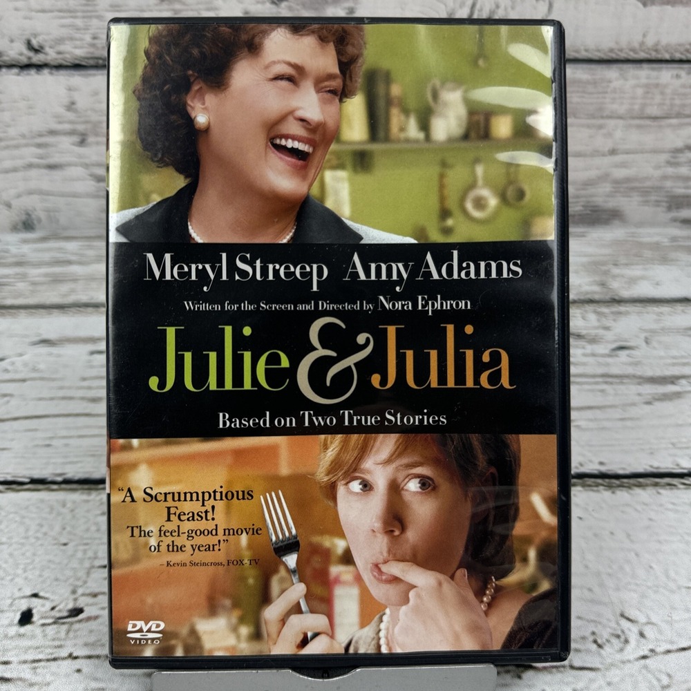Julie & Julia (DVD, 2009) Meryl Streep, Amy Adams, Stanley Tucci, Chris Messina